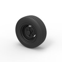 Small Car wheel 2 3D Printing 242515