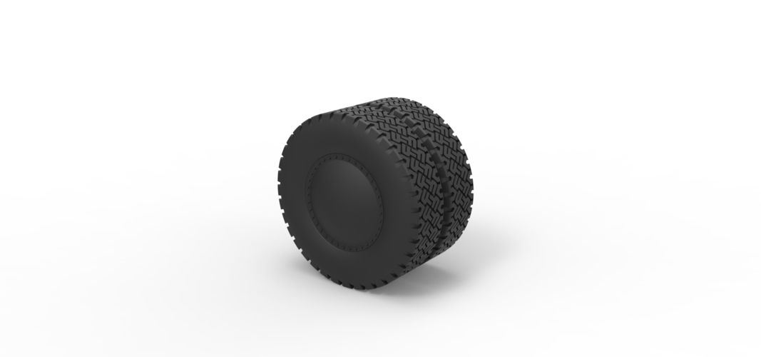 Diecast Double wheel 2 3D Print 242525