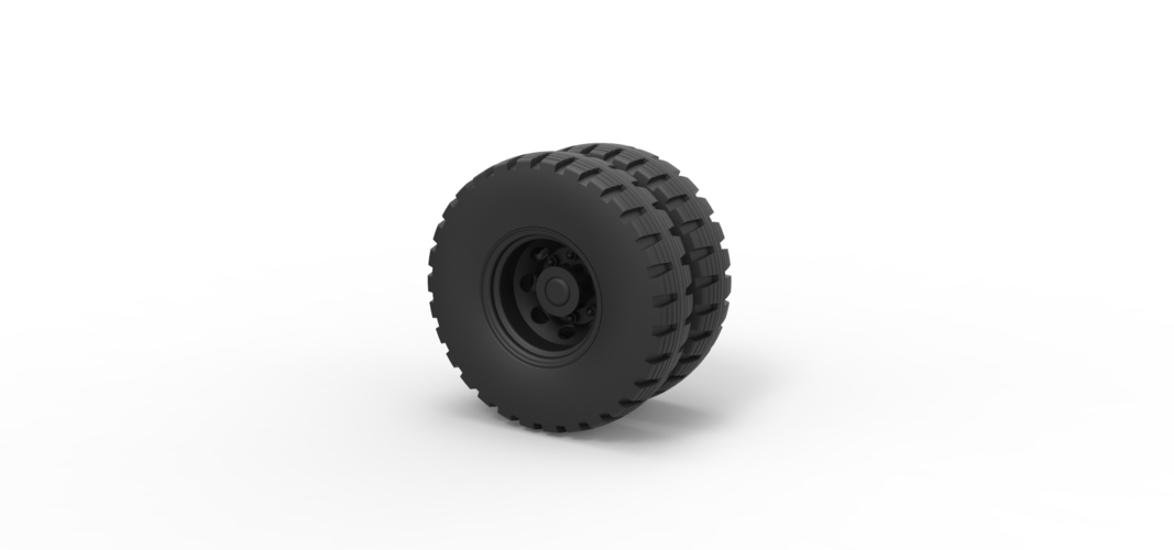 Diecast Double wheel 3 3D Print 242531
