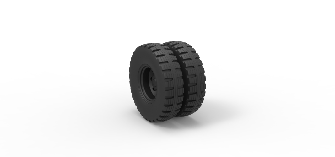 Diecast Double wheel 3 3D Print 242532
