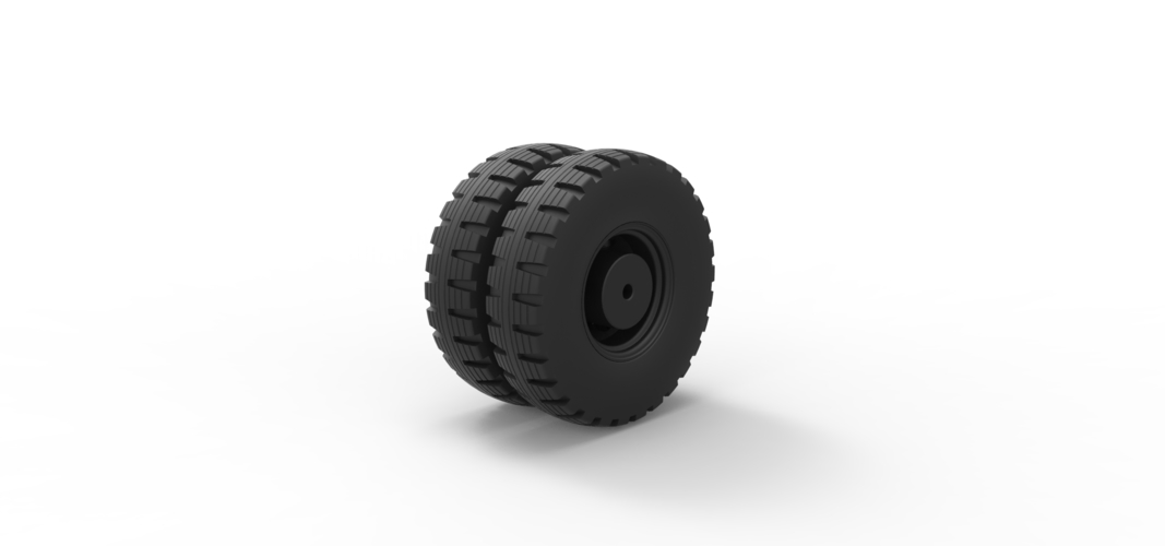 Diecast Double wheel 3 3D Print 242534