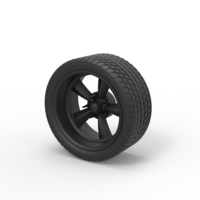 Small Diecast Sport wheel 3 3D Printing 242537