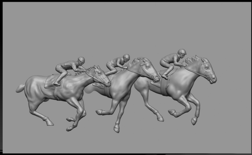 Derby Horse #1 3D Print 242590
