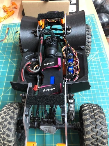 Traxxas TRX4 Low-Profile Front Bumper 3D model 3D printable