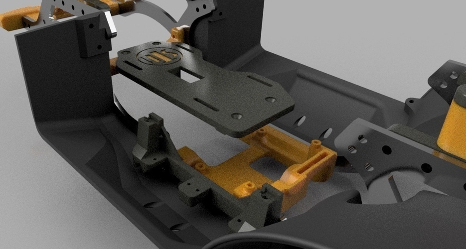 Brazin Scale ATL Chassis Parts (STH Style) for TRX4 3D Print 242645