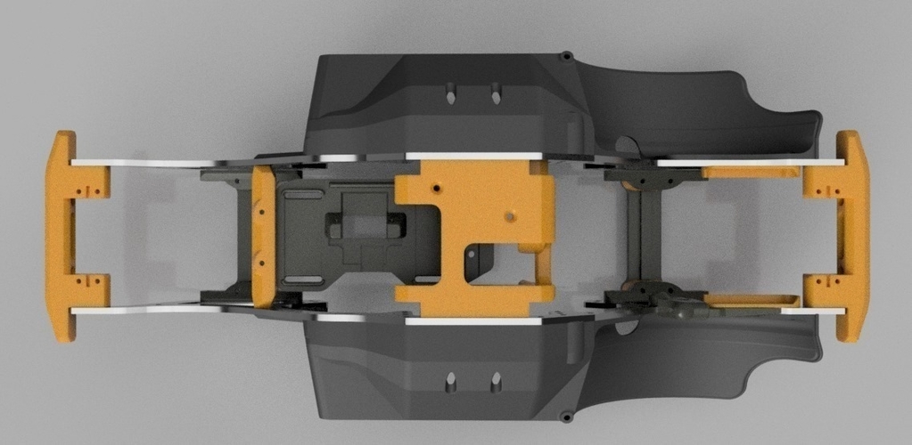 Brazin Scale ATL Chassis Parts (STH Style) for TRX4 3D Print 242647