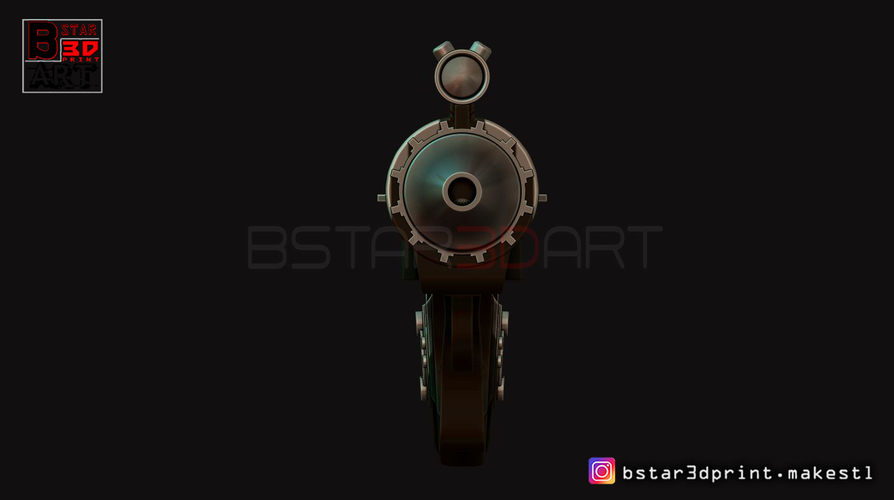 Boba Fett blaster EE 3 - Carbine Rifle - Star Wars for Cosplay 3D Print 242660