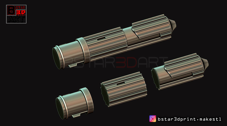 Boba Fett blaster EE 3 - Carbine Rifle - Star Wars for Cosplay 3D Print 242670
