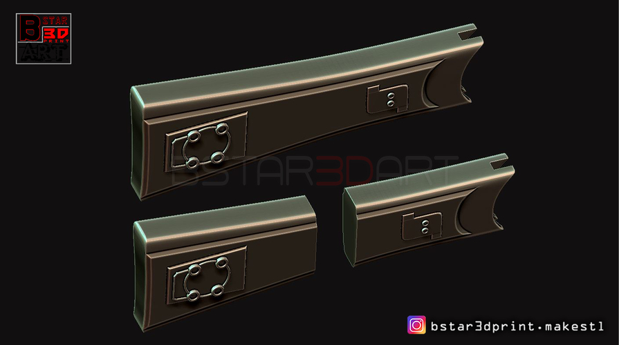 Boba Fett blaster EE 3 - Carbine Rifle - Star Wars for Cosplay 3D Print 242672