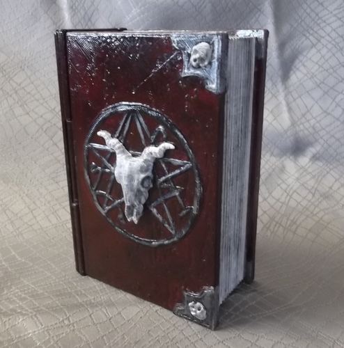 Dice Box - Book of Spells. 3D Print 242712