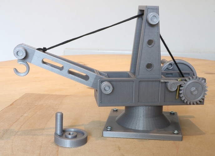 Mechanical Advantage Demonstration Crane 3D Print 242746