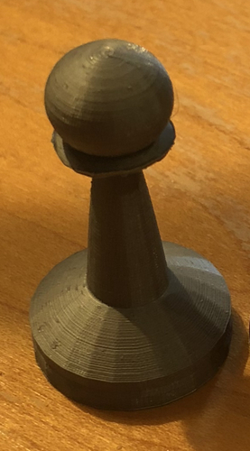Chess Pawn 3D Print 242812