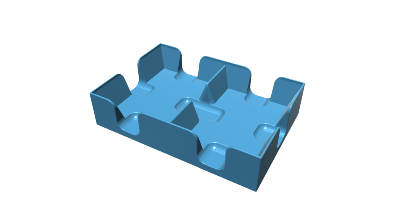 Playing card deck holder