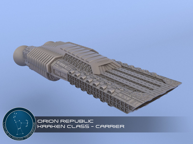 The Orion Republic - Miniature Starships 3D Print 242863