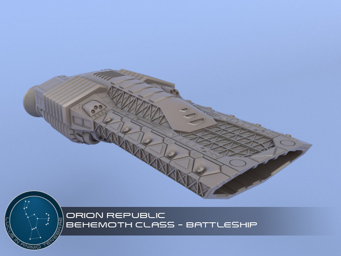 The Orion Republic - Miniature Starships 3D Print 242864