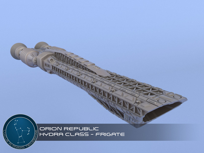 The Orion Republic - Miniature Starships 3D Print 242866