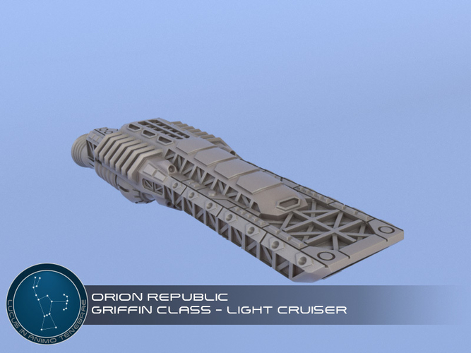 The Orion Republic - Miniature Starships 3D Print 242868