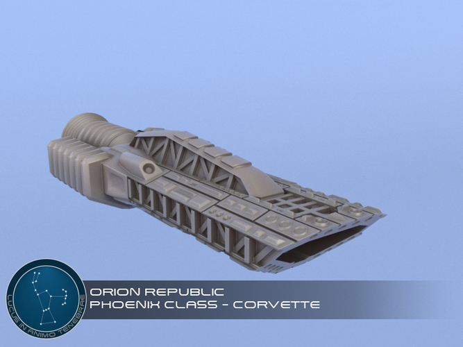 The Orion Republic - Miniature Starships 3D Print 242869
