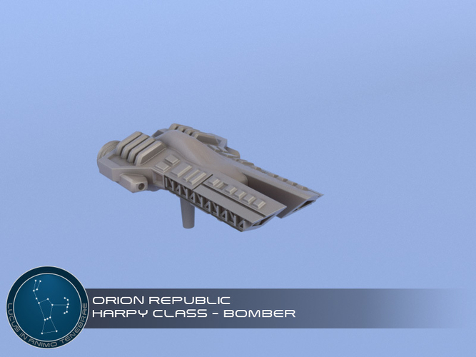 The Orion Republic - Miniature Starships 3D Print 242870