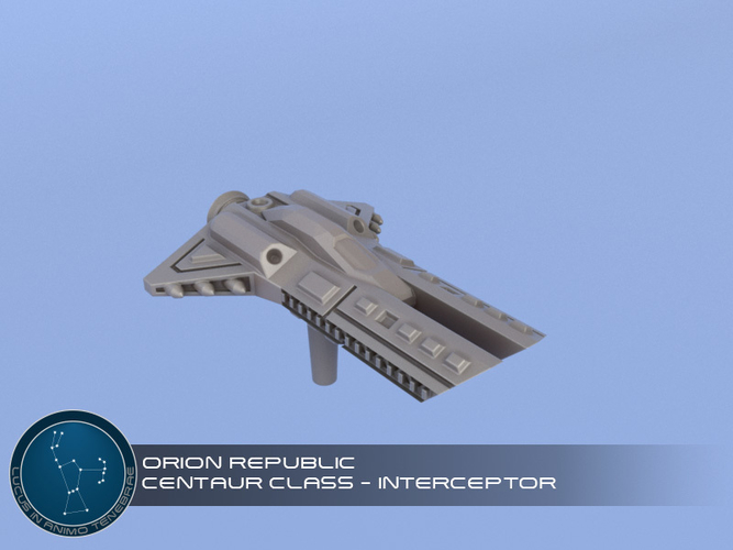 The Orion Republic - Miniature Starships 3D Print 242871