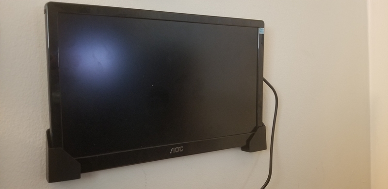 Monitor/Macbook & Large Device wall mount (AOC USB3 + more) 