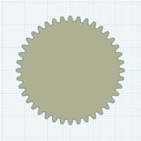 40mm Gear [for Lego] - Thumbnail 1