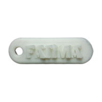 FATIMA Personalized keychain embossed letters - Thumbnail 2