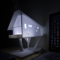 Small Treehouse Lampshape model for 3d printer 3D Printing 242965