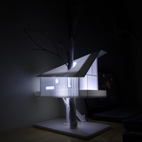 Treehouse Lampshape model for 3d printer - Thumbnail 13