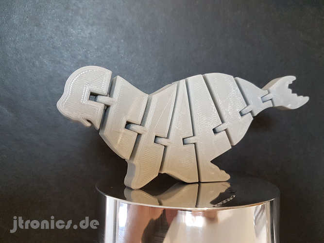 Flexi Articulated Seadog 3D Print 243083