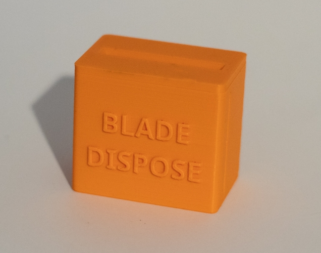 Razor Blade Disposal Box 3D Print 243098