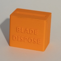 Small Razor Blade Disposal Box 3D Printing 243098