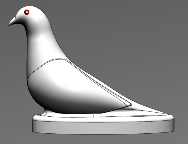 Pigeon Trophy 3D Print 243109