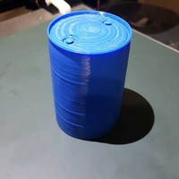 Small 200L Plastic Barrel  3D Printing 243114