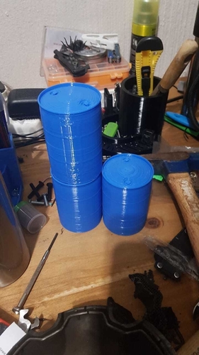 200L Plastic Barrel  3D Print 243115