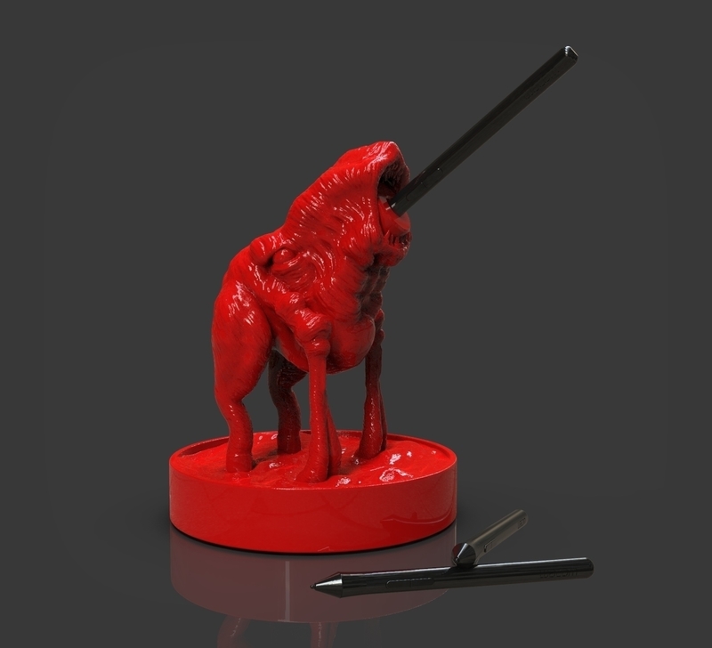 Creature from the Sands Pen Holder