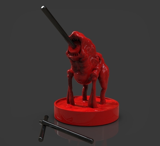 Creature from the Sands Pen Holder 3D Print 243191