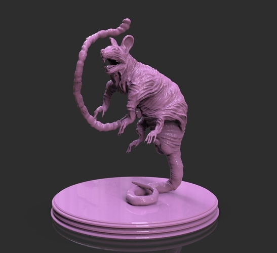 Laboratory Rat Figurine 3D Print 243252