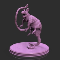 Small Laboratory Rat Figurine 3D Printing 243252