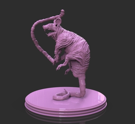 Laboratory Rat Figurine 3D Print 243253