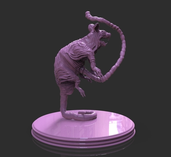 Laboratory Rat Figurine 3D Print 243256