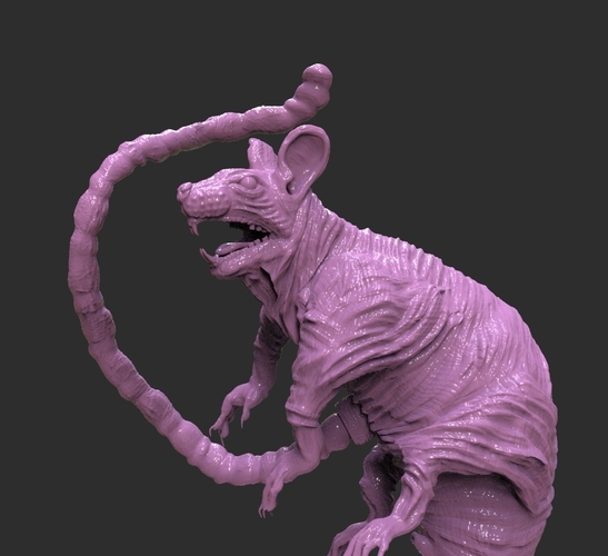 Laboratory Rat Figurine 3D Print 243258