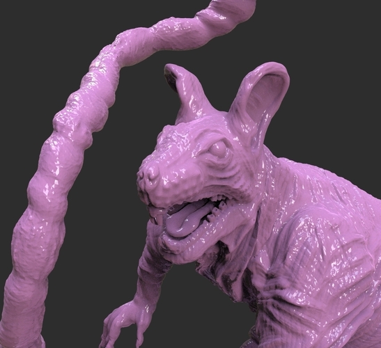 Laboratory Rat Figurine 3D Print 243259