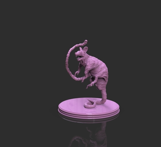 Laboratory Rat Figurine 3D Print 243261