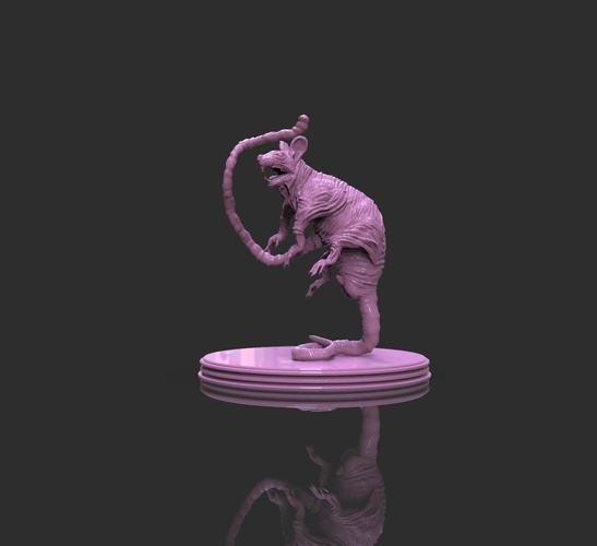 Laboratory Rat Figurine 3D Print 243262