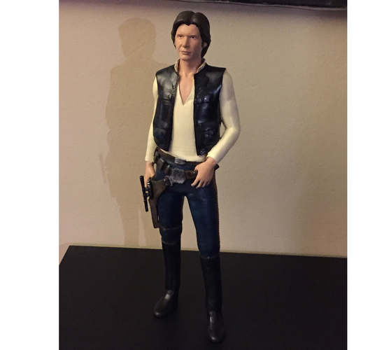 Han Solo Print 3D HQ 30cm 3D print model 3D Print 243317