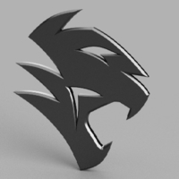 Small Proton Emblem 3D Printing 243390