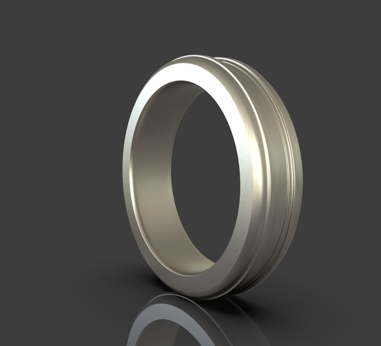 Jewelry Simple Ring 3D Print 243397