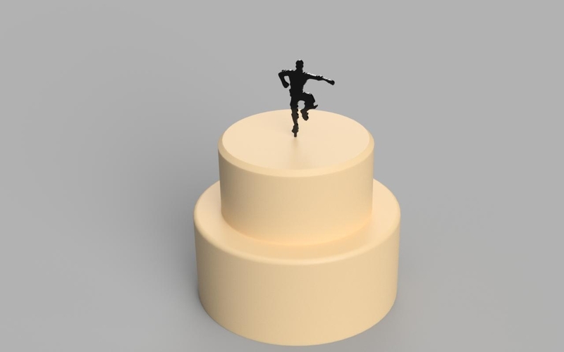 Cake Topper : Fortnite 3D Print 243411