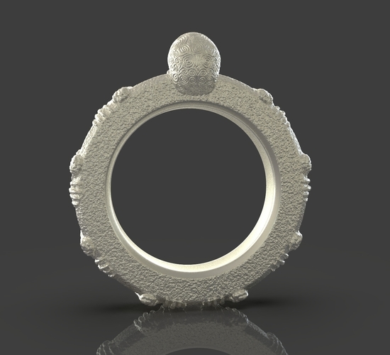 Jewelry Skull Ring 3D Print 243504
